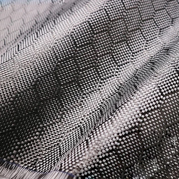 Tissu en fibre de carbone en nid d