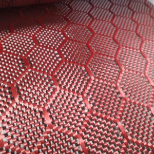 Tissu en fibre de carbone hexagonale